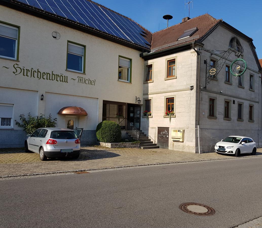 Gasthof Hirschenbraeu Michel Rauhenebrach Luaran gambar